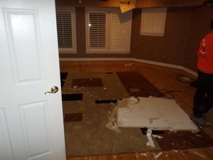 Disaster Restoration from Ceiling Leak 