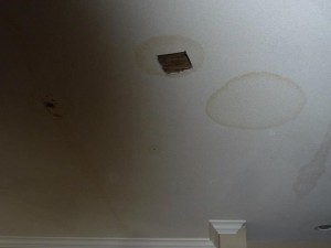 Water Damage Ceiling Water Spots